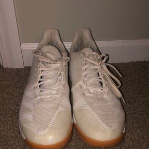 White adidas Crazyflights Volleyball shoes